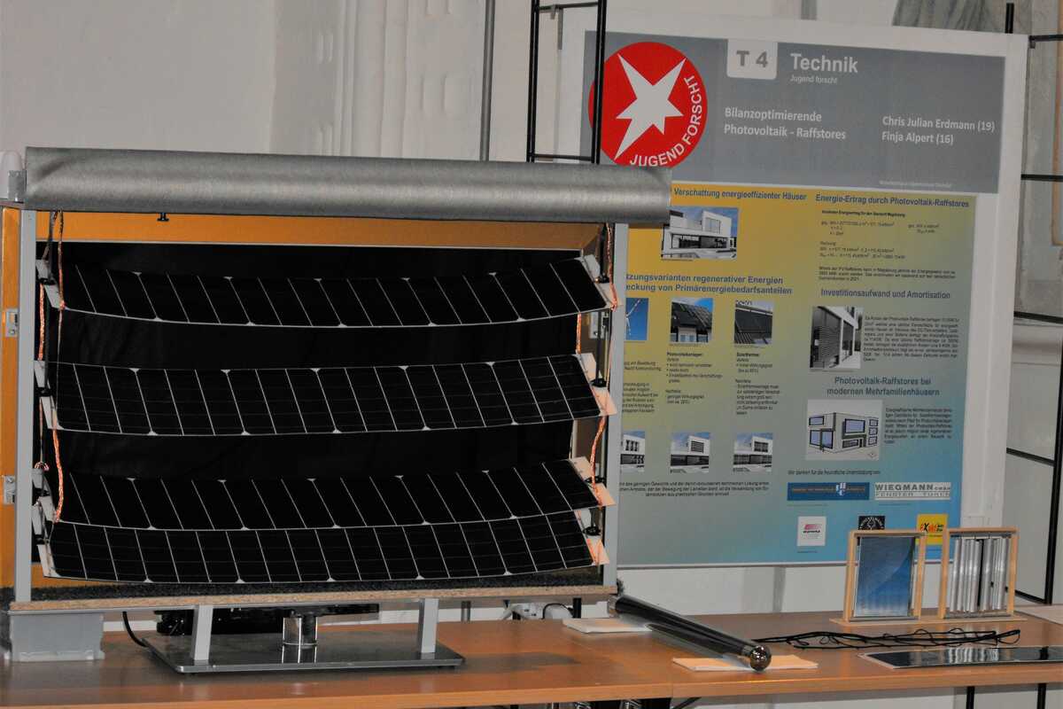 Bilanzoptimierende Photovoltaik-Raffstores