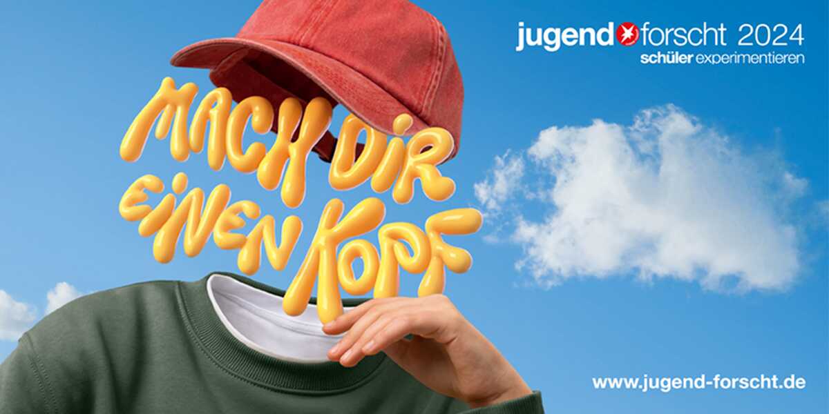 Stiftung Jugend forscht e. V. Motto 2024 "Mach dir einen Kopf!"