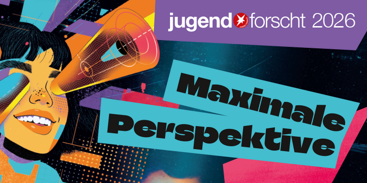 Stiftung Jugend forscht e. V. Motto 2026 "Maximale Perspektive"